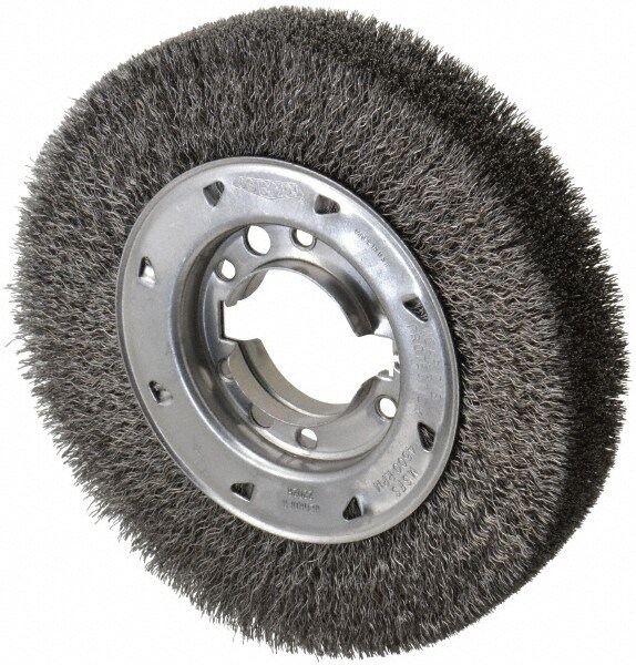 Osborn 2202600 Wheel Brush: 8" Wheel Dia, Crimped Image