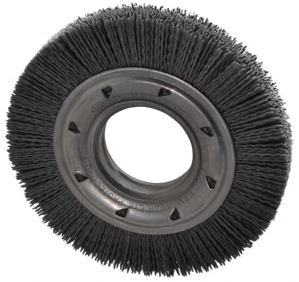 Osborn 2240900 Wheel Brush: 6" Wheel Dia, Crimped 