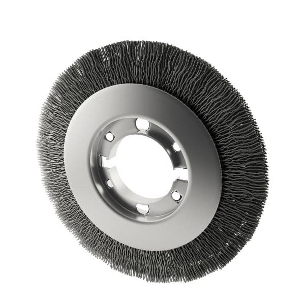 Osborn 2241200 Wheel Brush: 8" Wheel Dia, Crimped 