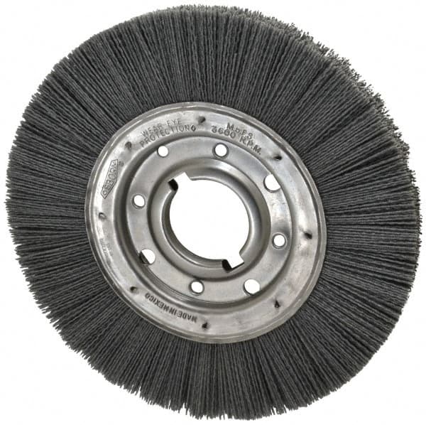Osborn 2241600 Wheel Brush: 10" Wheel Dia, Crimped 