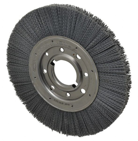 Osborn 2241700 Wheel Brush: 10" Wheel Dia, Crimped 