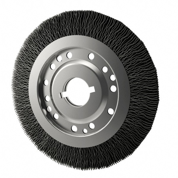 Osborn 2242000 Wheel Brush: 12" Wheel Dia, Crimped 