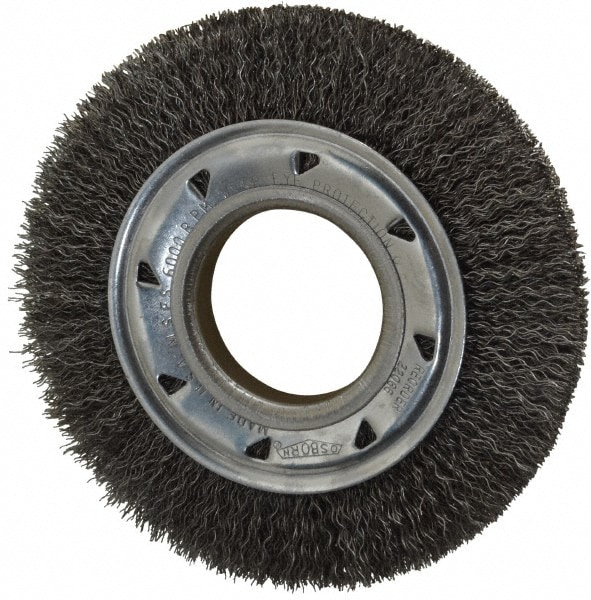 Osborn 2243300 Wheel Brush: 6" Wheel Dia, Crimped Image