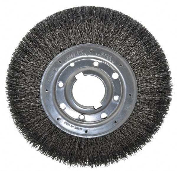 Osborn 2244100 Wheel Brush: 10" Wheel Dia, Crimped 