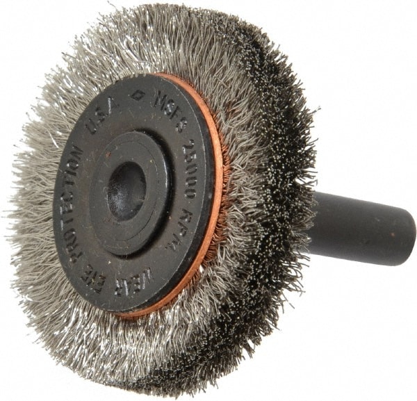 Osborn 1144700 Wheel Brush: 1-1/2" Wheel Dia, Crimped Image