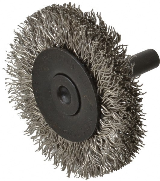 Osborn 1145000 Wheel Brush: 2" Wheel Dia, Crimped Image