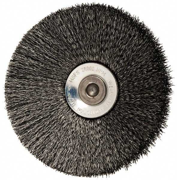 Osborn 1146500 Wheel Brush: 3" Wheel Dia, Crimped Image