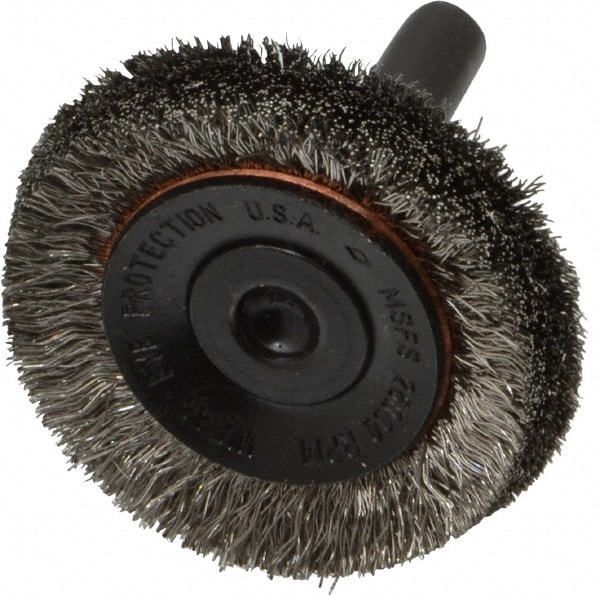 Osborn 1147100 Wheel Brush: 1-1/2" Wheel Dia, Crimped Image