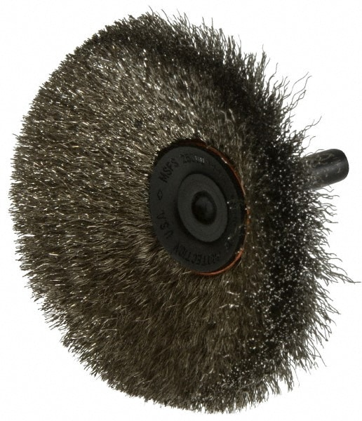 Osborn 1147700 Wheel Brush: 3" Wheel Dia, Crimped Image