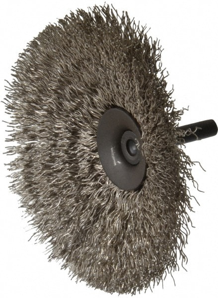 Osborn 1148000 Wheel Brush: 4" Wheel Dia, Crimped Image