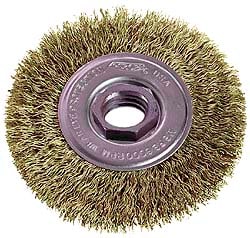 Osborn 2141500 Wheel Brush: 4" Wheel Dia, Crimped Image