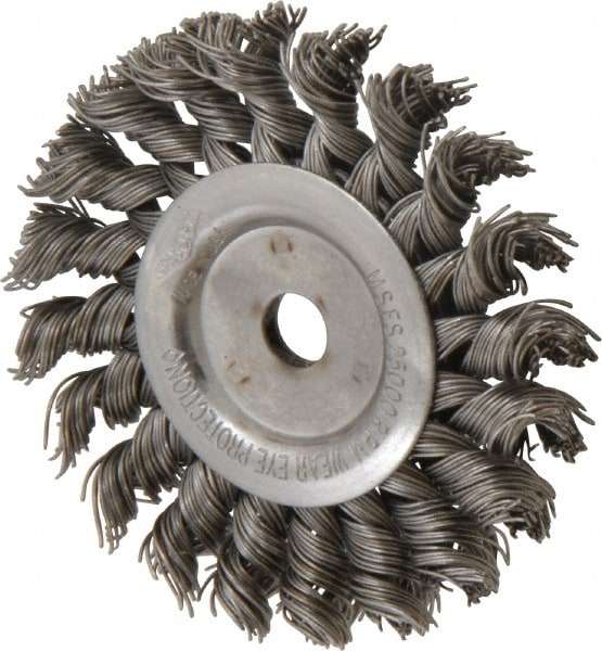 Osborn 2673700 Wheel Brush: 3" Wheel Dia, Knotted Image