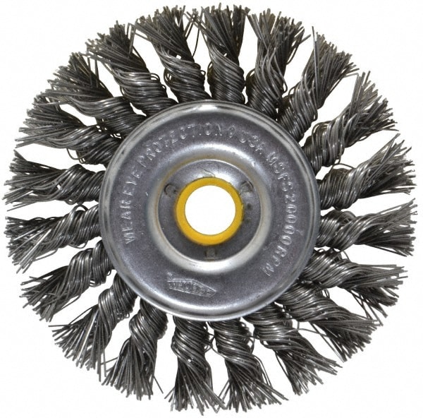 Osborn 2674000 Wheel Brush: 4" Wheel Dia, Knotted Image