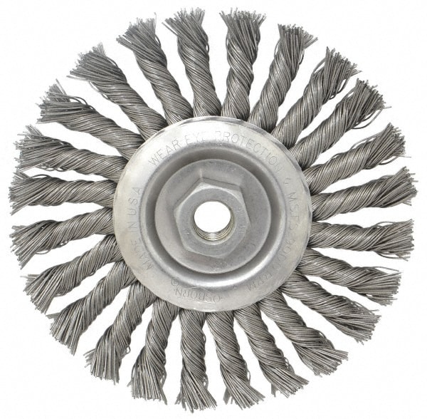 Osborn 2674400 Wheel Brush: 6" Wheel Dia, Knotted Image