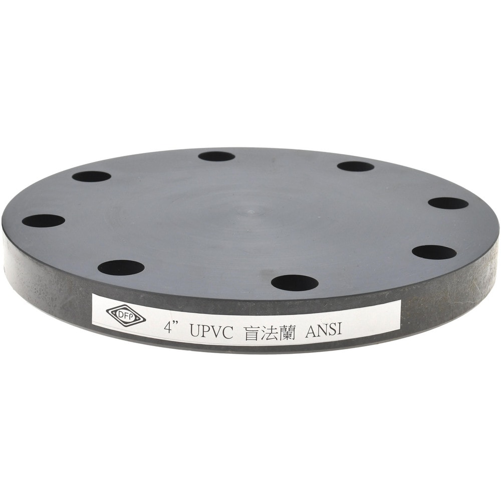 4" Pipe, 9" OD, PVC Blind Pipe Flange