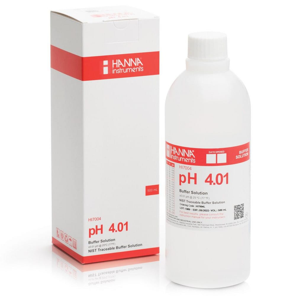 Hanna Instruments HI7004L 4.01% pH Range Buffer Solution 