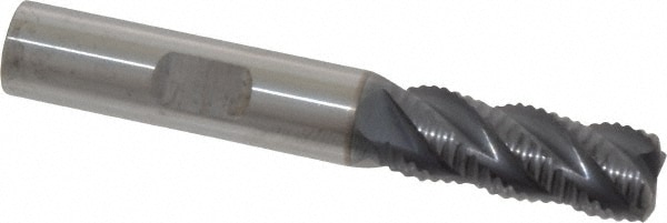 ProMax 101-02414 Corner Radius End Mill: 3/8" Dia, 7/8" LOC, 0.055 to 0.065" Radius, 4 Flutes, Solid Carbide Image