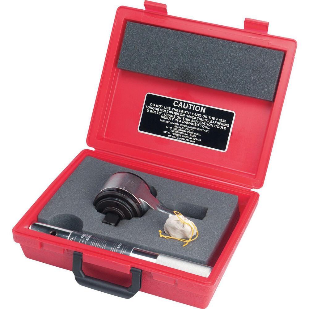 1" Output Drive, 2,200 Ft/Lb Max Output, Two Stage Torque Wrench Multiplier - 15:0:1 Gear Ratio, 1:13.6 Effective Multiplier Ratio