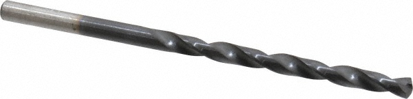 MSC Industrial | Chicago-Latrobe #19 135° Cobalt Jobber Drill - TiAlN Finish, Right Hand Cut, Spiral Flute, Straight Shank, 3-1/4" OAL, Split Point