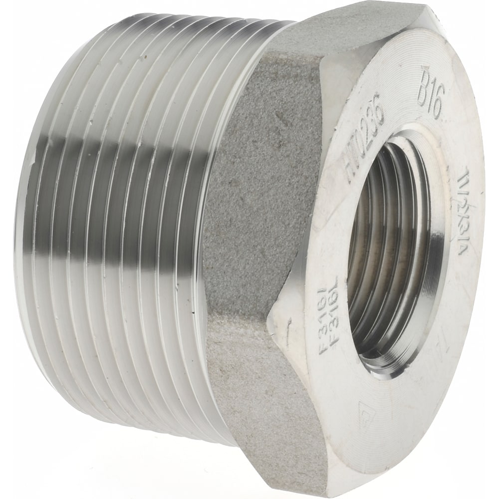 Merit Brass 3614D-2412 Pipe Bushing: 1-1/2 x 3/4" Fitting, 316 & 316L Stainless Steel Image