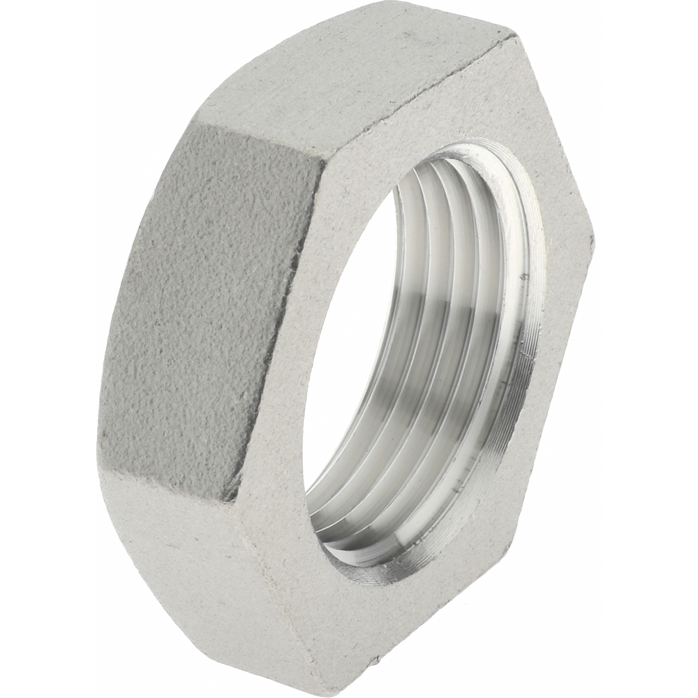 Merit Brass Pipe Locknut 3/4" Fitting, 316 Stainless Steel MSC