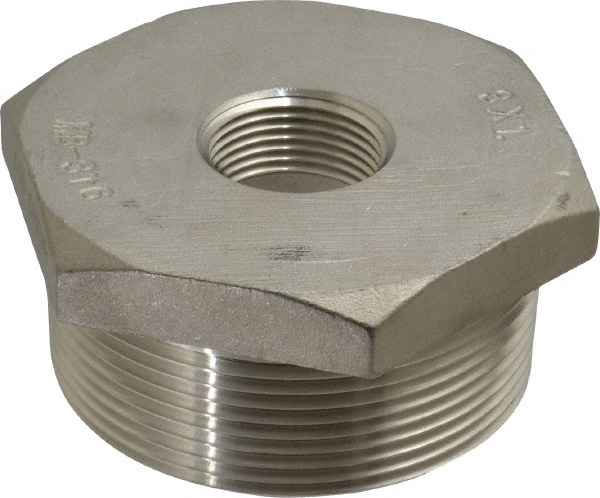 Merit Brass K614-4816 Pipe Bushing: 3 x 1" Fitting, 316 Stainless Steel Image