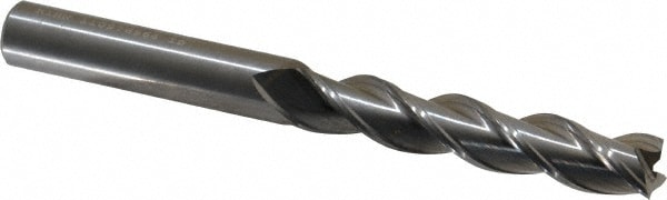 Kennametal 3658839 Square End Mill: 1/2 Dia, 2-1/2 LOC, 1/2 Shank Dia, 5 OAL, 3 Flutes, Solid Carbide Image