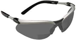 Magnifying Safety Glasses: +1.5, Gray Lenses, Anti-Fog, ANSI Z87.1 & CSA Z94.3