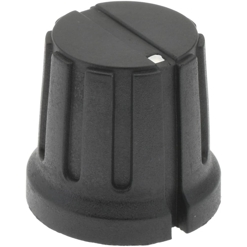 31/64" Knob Diam, 23/64" Recess Diam, Skirted Knob