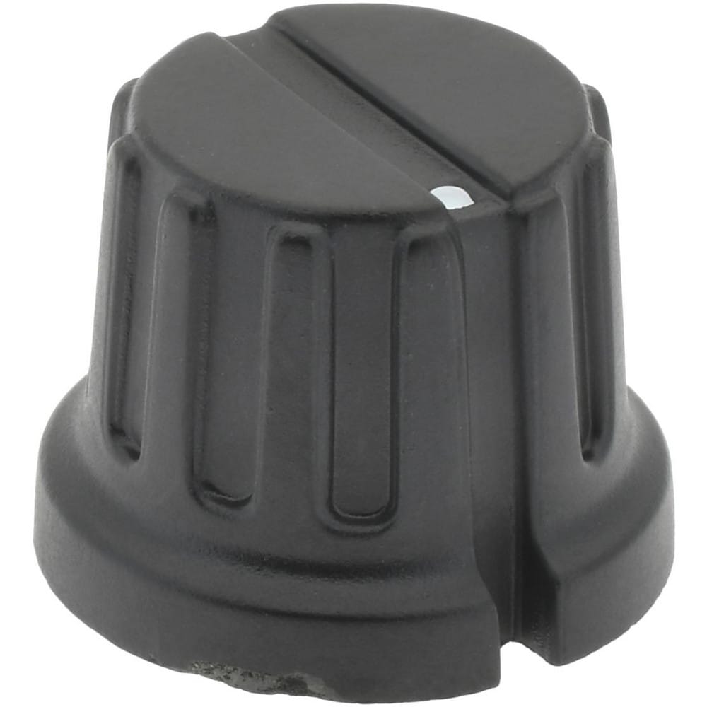 11/16" Knob Diam, 1/2" Recess Diam, Skirted Knob