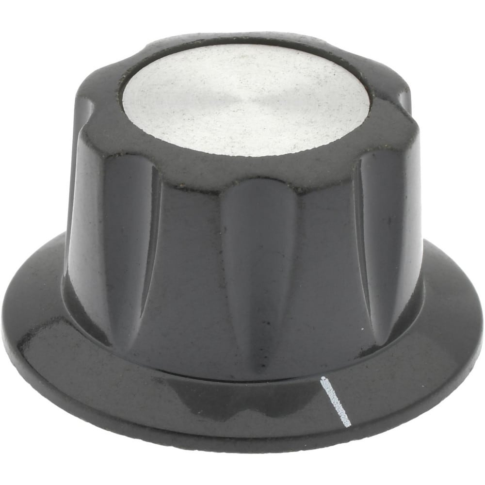 1-1/8" Knob Diam, 11/16" Recess Diam, Skirted Knob