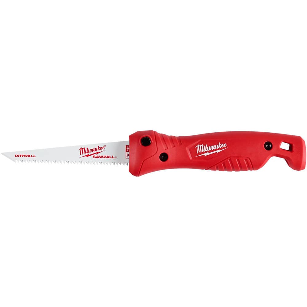 Handsaws; Saw Type: Jab ; Blade Material: Steel ; Handle Material: Polypropylene; Aluminum ; Applicable Material: Drywall ; Blade Length: 6 in ; Insulated: No