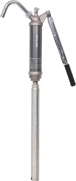 Lever Hand Pump: 0.10 oz/STROKE, Oil Lubrication, Aluminum & Steel