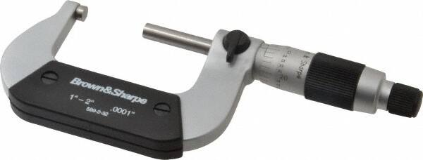 Brown & Sharpe V Anvil Micrometer Model 175 1 Inch Travel for sale online 