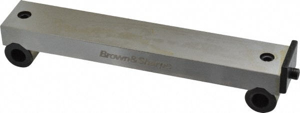 TESA Brown & Sharpe 598-291-500 5-3/4 Inch Long x 1 Inch Wide x 0.0003 Inch Center to Center Accuracy, 0.0002 Inch Parallelism, 5 Inch Between Rolls, Sine Bar 