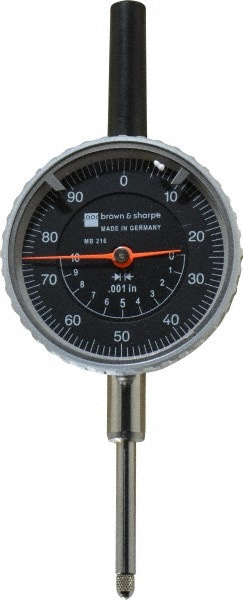 Dial Drop Indicator: 1" Range, 0-100 Dial Reading, 0.001" Graduation, 2-1/4" Dial Dia