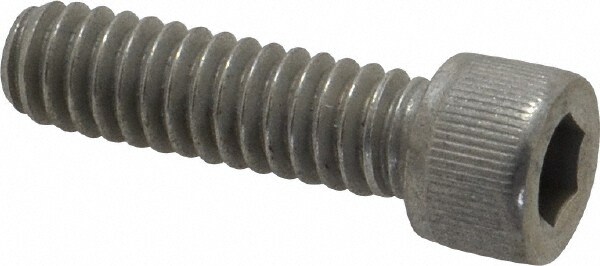 Value Collection 837151PR Hex Head Cap Screw: 1/4-20 x 7/8", Alloy Steel, Zinc-Plated Image