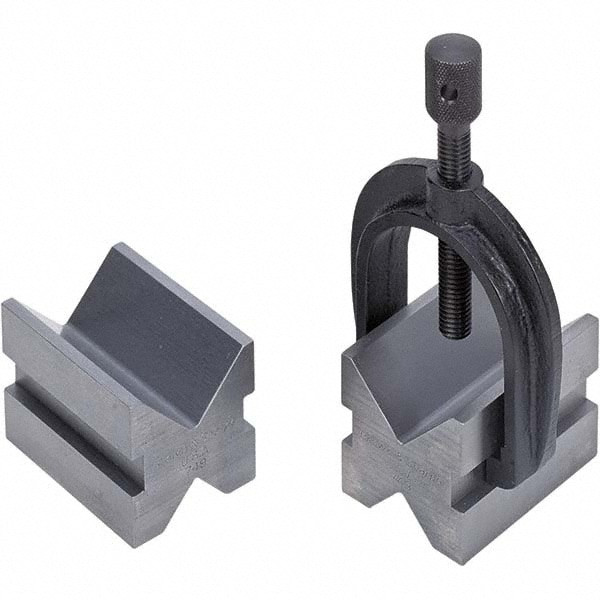 V-Block: 1-1/2" Max Capacity, 90° V Angle