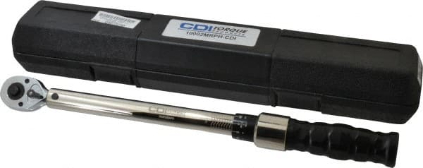 CDI 10002MRPH Micrometer Type Ratchet Head Torque Wrench: Foot Pound, Inch Pound & Newton Meter 