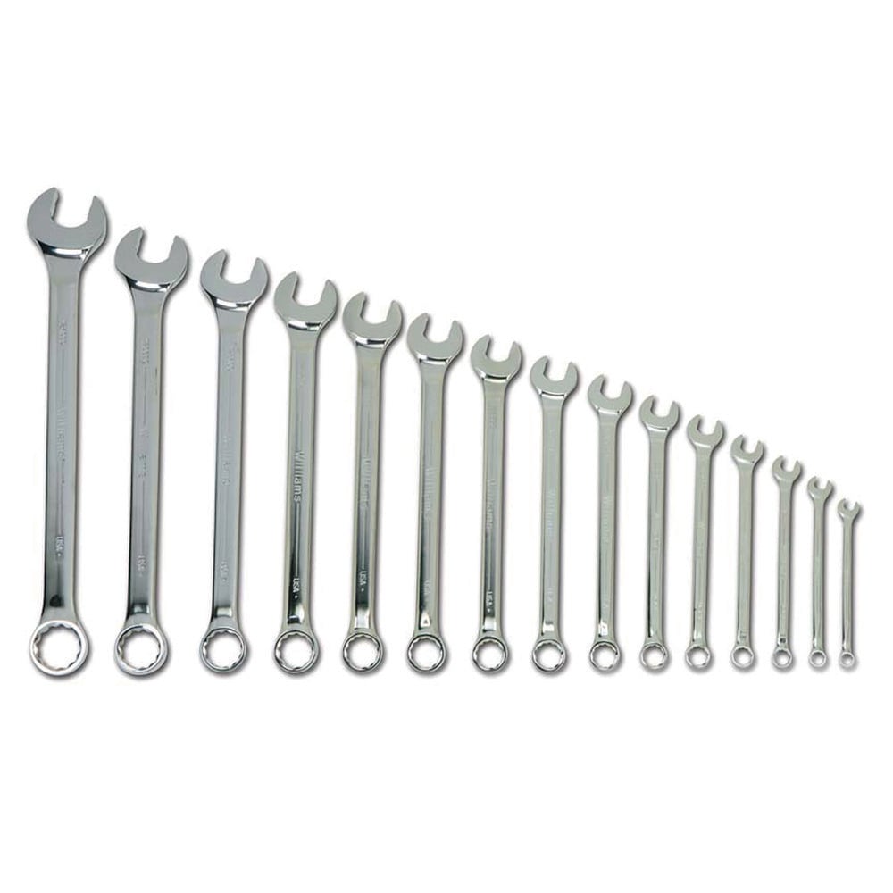 Wrench Sets; System Of Measurement: Fractional Inch ; Size Range: 5/16 in - 1-1/4 in ; Container Type: Pouch ; Material: Alloy Steel ; Non-sparking: No ; Corrosion-resistant: Yes