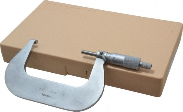 Mitutoyo 101-120 Mechanical Outside Micrometer: 4" Range, 0.0001" Graduation 