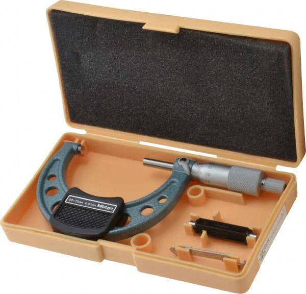 Professional Outside Micrometer Precision Machinist Tool 50-75mm 0.01mm