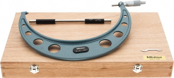 Mitutoyo 103-187 Mechanical Outside Micrometer: 11" Range, 0.001" Graduation 