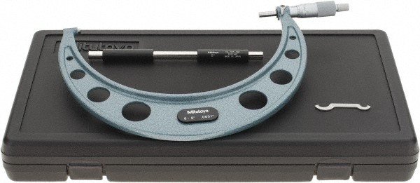 Mitutoyo 103-223 Mechanical Outside Micrometer: 9" Range, 0.0001" Graduation 