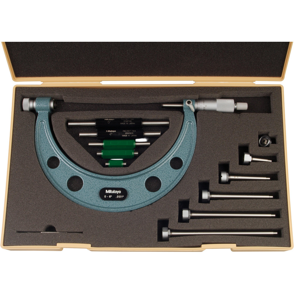 エム様 Mitutoyo - Mechanical Interchangeable Anvil Micrometer: 6 to
