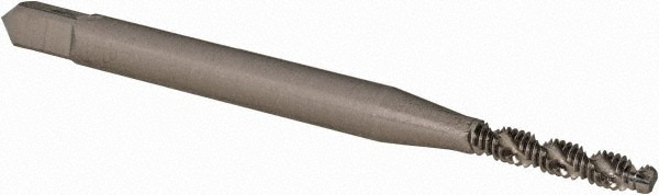 OSG 2905600 Spiral Flute Tap: #2-56, UNC, 2 Flute, Modified Bottoming, 2B Class of Fit, Vanadium High Speed Steel, Bright/Uncoated Image