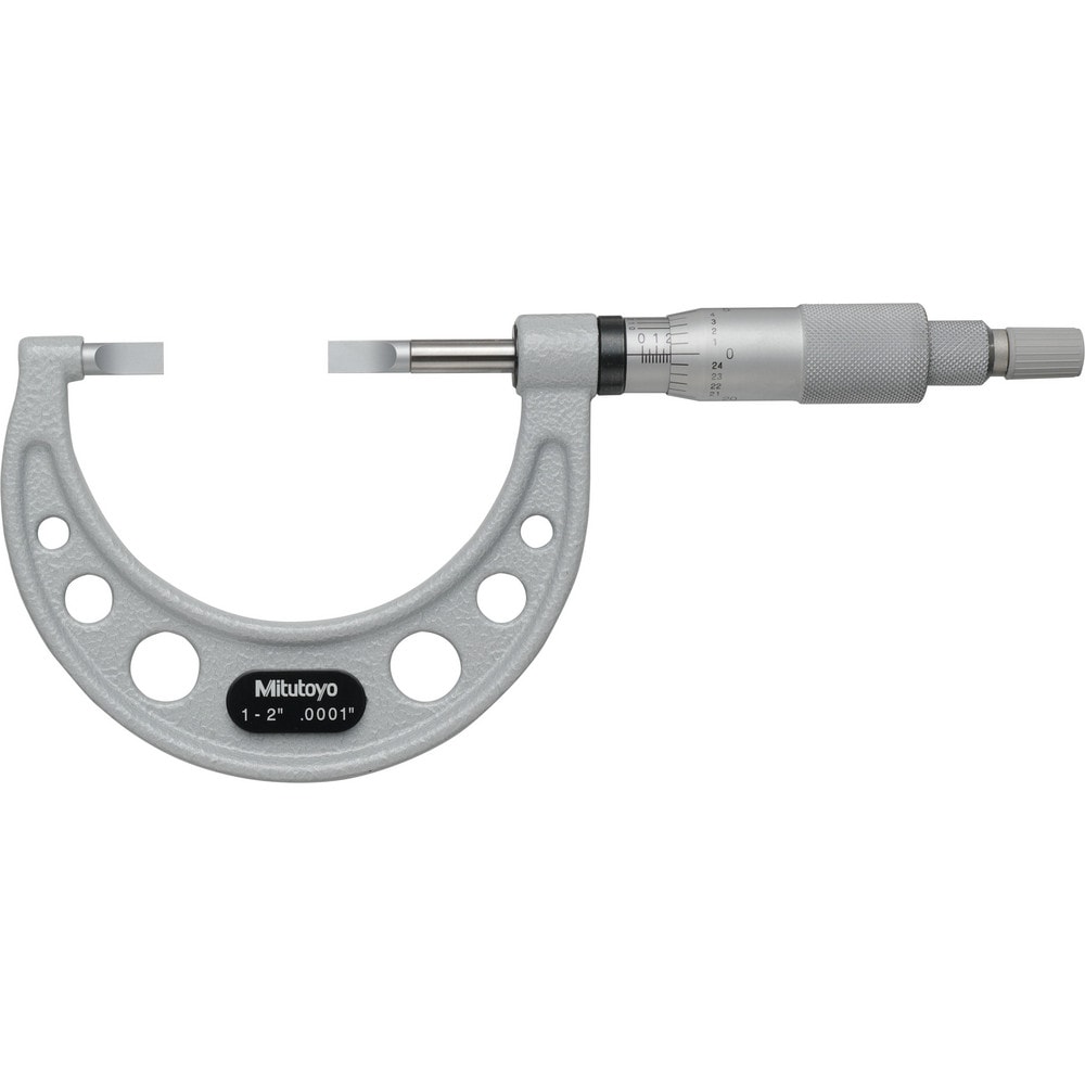 Blade Micrometer: Mechanical, 1 to 2"