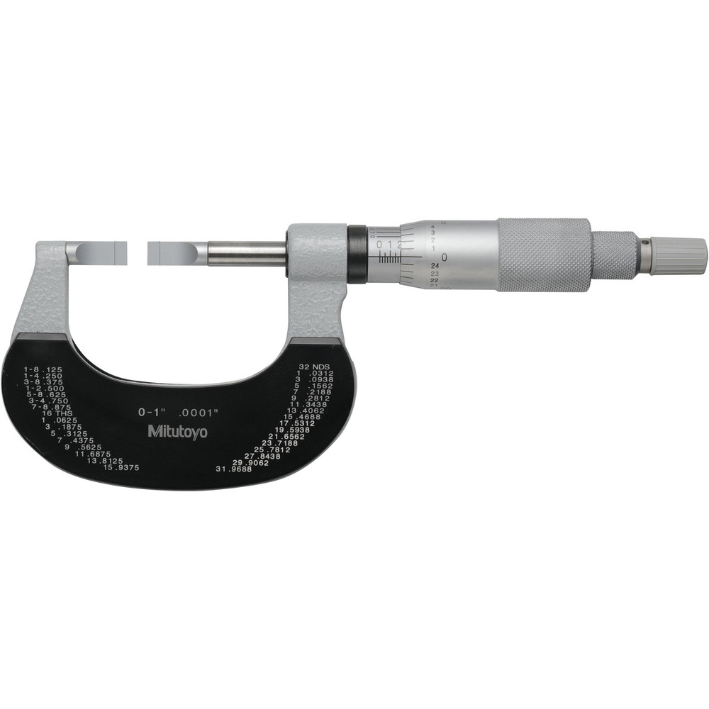 Blade Micrometer: Mechanical, 1" Max