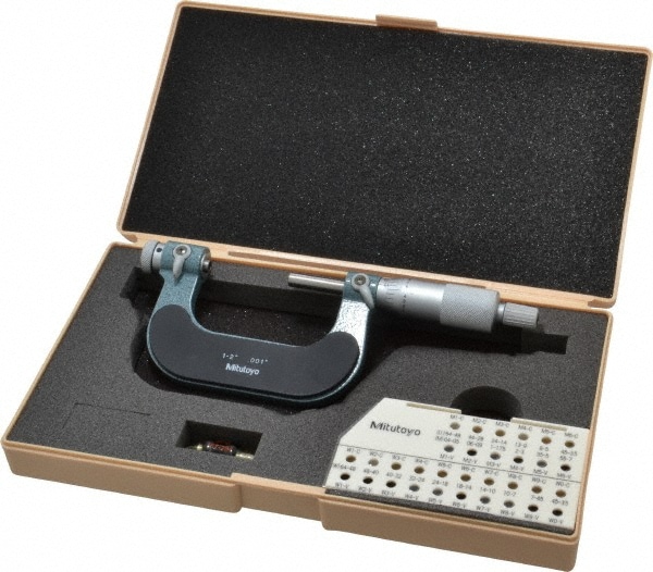 1 to 2" Range, Mechanical Screw Thread Micrometer