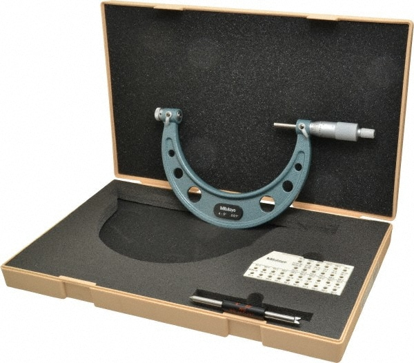 4 to 5" Range, Mechanical Screw Thread Micrometer